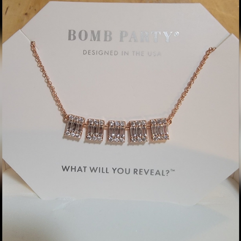 Bomb Party April Birthday Necklace
